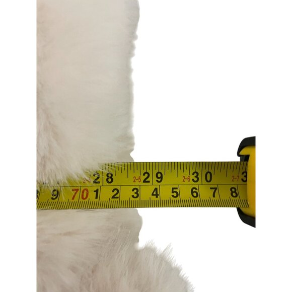 Zara Womens Faux Fur Jacket Coat Small S Ecru Ivory Beige Collared 4360/246 NWT - Picture 13 of 14